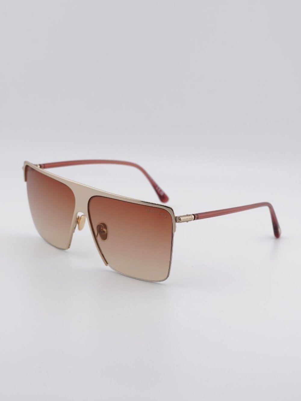 Tom Ford Sofi FT0840 28T Sunglasses Rose Gold Square Frame, Bordeaux Lenses